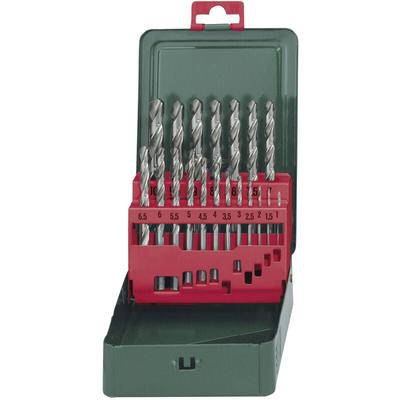 627153000 hss Metall-Spiralbohrer-Set 19teilig geschliffen din 338 Zylinderschaft 1 Set - Metabo