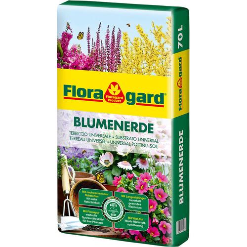 Blumenerde Universalerde zum Topfen und Umtopfen Substrat mit Guano (1 x 70L) - Floragard