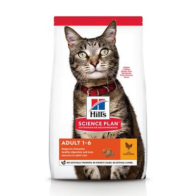 10kg Chicken Adult 1-6 Hill's Science Plan Dry Cat Food