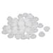 10mm Dia Plastic Round Flush Mounted Tube Insert Hole Covers White 100pcs