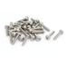 M3x14mm 304 Stainless Steel Button Head Torx Screws Bolts T10 Drive 30pcs - Silver Tone