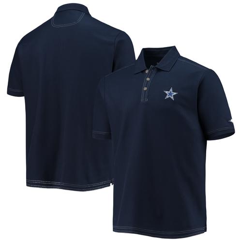 Herren Tommy Bahama Navy Dallas Cowboys Logo Emfielder Polo