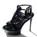 Burberry Shoes | Burberry Black Plaits Ryder 140 Sandal Platforms | Color: Black | Size: 10
