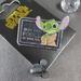 Disney Jewelry | Disney Parks Star Wars May The Force Be With You Stitch Yoda Pin | Color: Black/Green | Size: Os