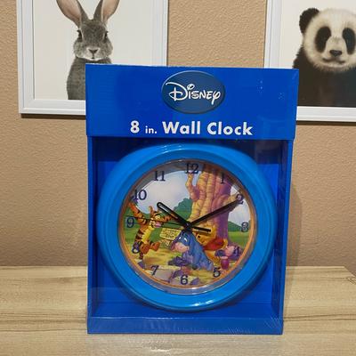 Disney Other | Disney Winnie The Pooh Kids Wall Clock | Color: Blue | Size: Osbb