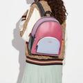 Coach Bags | Coach Court Backpack In Colorblock | Color: Blue/Pink | Size: Os