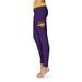 Women's Purple Northern Iowa Panthers Solid Yoga Leggings