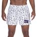 Men's Concepts Sport White New York Giants Epiphany Allover Print Boxer Shorts