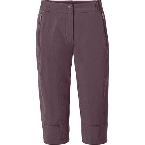 Damen Caprihose Wo Farley Stretch Capri III, Größe 36 in Braun