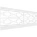 Ekena Millwork Gypsum PVC Wainscot Paneling Kit Metal | 32 H x 94.5 W x 0.625 D in | Wayfair WPK32X94GYP