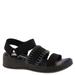 MUK LUKS City Soul - Womens 7 Black Sandal Medium