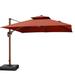 Arlmont & Co. Girraj 129.9" Square Cantilever Umbrella in Red | 108 H x 129.9 W x 129.9 D in | Wayfair 141F37AF8C414D84A5FD06DFBB16F580