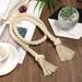 Longshore Tides 4 Pcs Natural Curtain Tiebacks- Village Style Curtain Holdback Rope Curtain Decorative Holdbacks For Rural Style Drapery Tieback | Wayfair