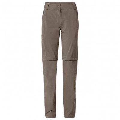 Vaude - Women's Farley Stretch Zip Off T-Zip Pants II - Trekkinghose Gr 48 - Long grau/braun Image