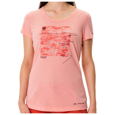 Vaude - Women's Skomer Print T-Shirt II - Funktionsshirt Gr 40 rosa