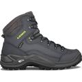 LOWA Herren Multifunktionsstiefel Herren Wanderschuhe Renegade GTX Mid, Größe 47 in DUNKELBLAU/LIMONE