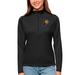 Women's Antigua Black Indiana Pacers Tribute Half-Zip Top