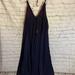 Free People Dresses | Free People Halter Style Maxi Dress With Embroidery. Nwt | Color: Blue/Pink | Size: Xs