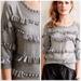 Anthropologie Sweaters | Anthropologie Knitted & Knotted Pom Pom Fringe S | Color: Gray | Size: S