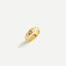 J. Crew Jewelry | J. Crew Engraved Textured Gold Plated Ring Size 6 | Color: Gold | Size: 6