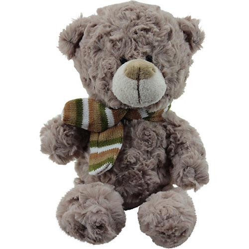 Teddybär mit Schal braun, 29 cm