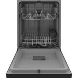 Hotpoint 24" 60 dBA Built In Button Control Dishwasher in Black | 34.63 H x 23.75 W x 24 D in | Wayfair HDF310PGRBB