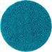 Blue 39 x 39 x 0.5 in Area Rug - RugPal Shag Sybil Area Rug_Aqua Polypropylene | 39 H x 39 W x 0.5 D in | Wayfair 1946000