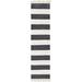 Black/White 96 x 26 x 0.5 in Area Rug - RugPal Carlotta Southwestern Handmade Braided Area Rug in Dark Blue | 96 H x 26 W x 0.5 D in | Wayfair
