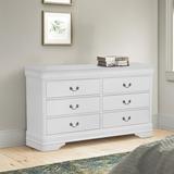 Alcott Hill® Lefkowitz 11 Drawer Double Dresser Wood in White | 33.3 H x 57.3 W x 15.4 D in | Wayfair 937591783C924B9FAA6053064D91B650
