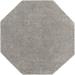 Gray 96 x 96 x 0.5 in Area Rug - Latitude Run® Shag Ashmita Area Rug Stone Color Polypropylene | 96 H x 96 W x 0.5 D in | Wayfair