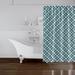 Latitude Run® Single Shower Curtain Polyester in Gray/Green/Blue | 72 H x 70 W in | Wayfair 15A2488096164D9D879B48398B837FA7