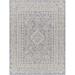 White 84 x 63 x 0.01 in Area Rug - Bungalow Rose Ndea Oriental Machine Woven Indoor/Outdoor Area Rug in Blue | 84 H x 63 W x 0.01 D in | Wayfair