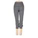 Zella Active Pants - Mid/Reg Rise Skinny Leg Cropped: Gray Activewear - Women's Size Small