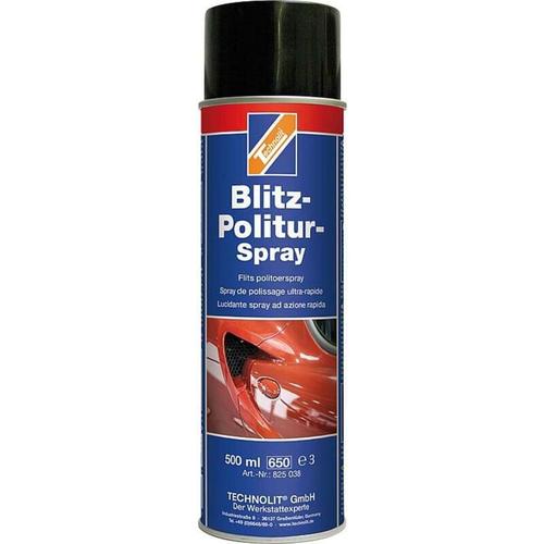 Blitz-Politur-Spray 500 ml, Autopolitur, reinigt, schützt, poliert, pflegt, versiegelt - Technolit