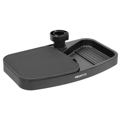 Mount-It! Under Desk Swivel Storage Tray with Mouse Pad