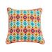 Jiti Outdoor Waterproof Abstract Diamond Geometric Patterned Decorative Square Throw Pillows Cushions for Pool Patio Chair