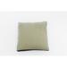 Jiti Indoor Modern Glam Squared Boxed Border Plush Velvet Square Throw Pillows Cushions for Sofa Chair 18 x 18