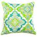 Jiti Outdoor New Zoso Bold Damask Patterned Square Throw Pillows Cushions for Pool Patio Chair 20 x 20