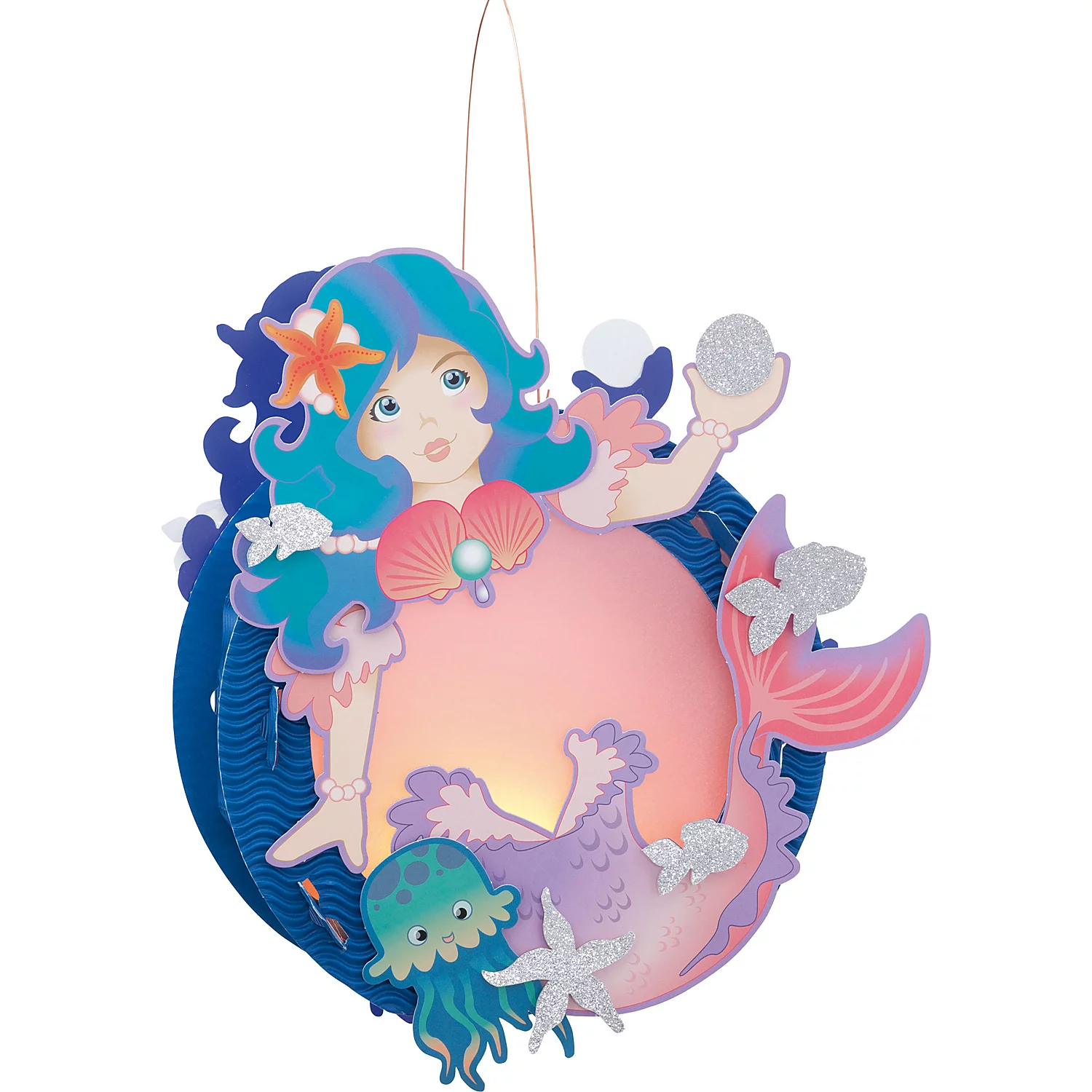 Kit créatif pour lampion "sirène