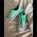 Converse Shoes | Converse All Star Junior Size 1 Shoes, Excellent Condition, Cute, 2 Tone Green | Color: Green | Size: Junior Size 1