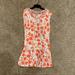 Anthropologie Dresses | Leifnotes For Anthropologie Dress Size M ‘Scattered Stella’ Orange Ivory Poppy | Color: Cream/Orange | Size: M