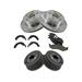 1997-1999 Jeep Wrangler Brake Pad Rotor Shoe Drum Kit - DIY Solutions