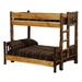 Fireside Lodge Hickory Bunk Bed Wood in Brown | 72 H x 65 W x 89 D in | Wayfair 80140E