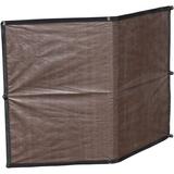 PET GAZEBO Advantek Dog Kennel Sun Shade Metal in Brown | 18 H x 24 W x 0.01 D in | Wayfair 23343