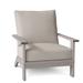 Summer Classics Ashland Patio Lounge Chair w/ Cushions Wood in Brown | 37 H x 33.125 W x 39 D in | Wayfair 289327+C769H6101W6101