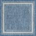 Blue 60 x 0.13 in Area Rug - Arlmont & Co. Swanee Indoor/Outdoor Area Rug | 60 W x 0.13 D in | Wayfair 04623F0D9135437AB995E76E78DD1D88