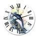 Designart 'Dolphine Turtle And Anchor With Coral Reef Plants' Traditional wall clock