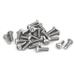 M4 x 12mm 304 Stainless Steel Torx Security Pan Head Machine Screws 25PCS - Silver Tone