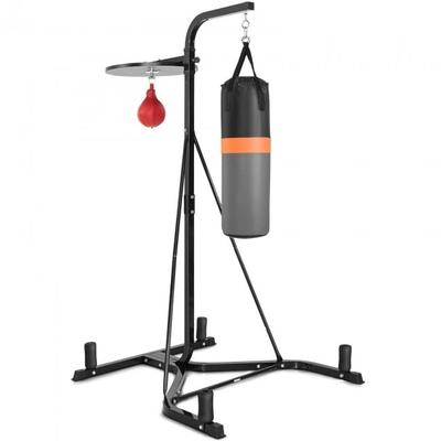 Heavy Duty Boxing Punching Stand With Heavy Bag - 64" x 47" x 87" (L x W x H)