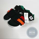 Adidas Shoes | Adidas Originals Adilette Sandal 4.0 Multicolor Straps | Color: Black/Green | Size: Various